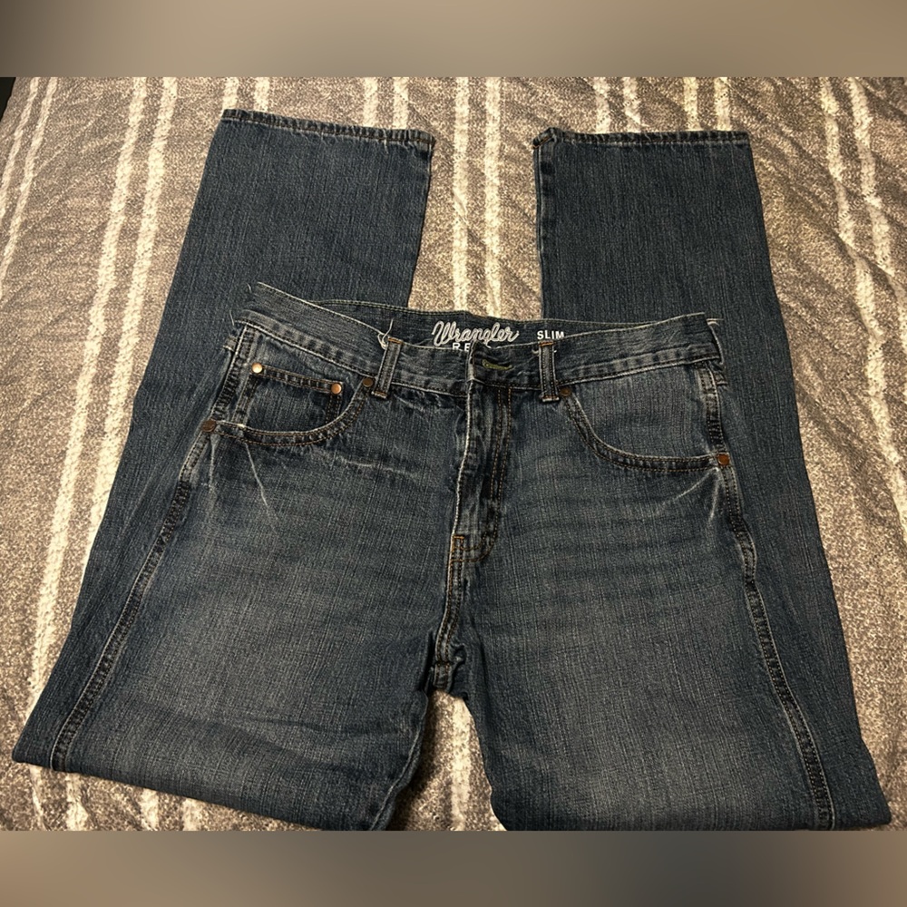 Wrangler Men's Slim Straight Jeans